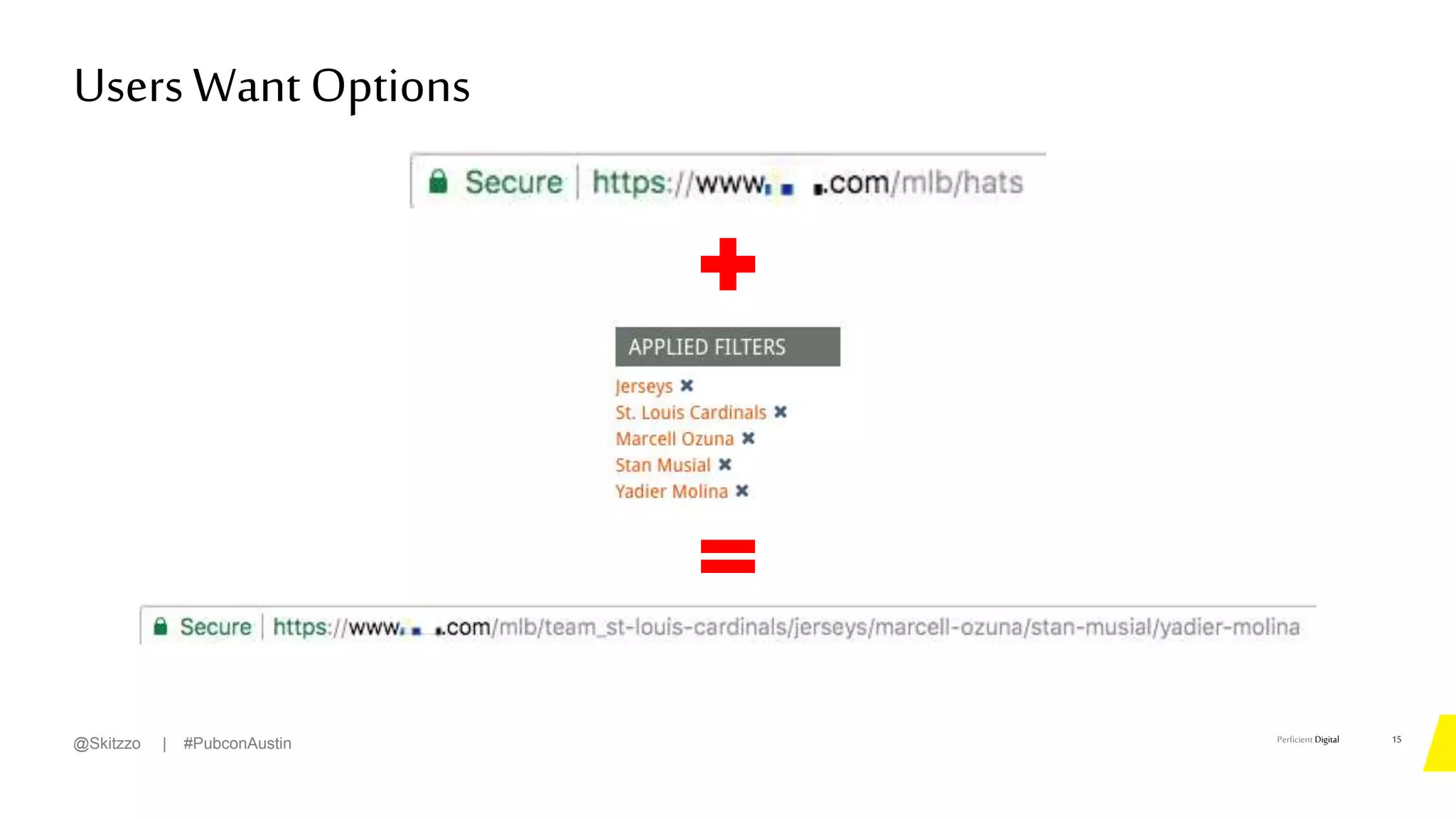 Perficient Digital
UsersWant Options
15
@Skitzzo | #PubconAustin
 
