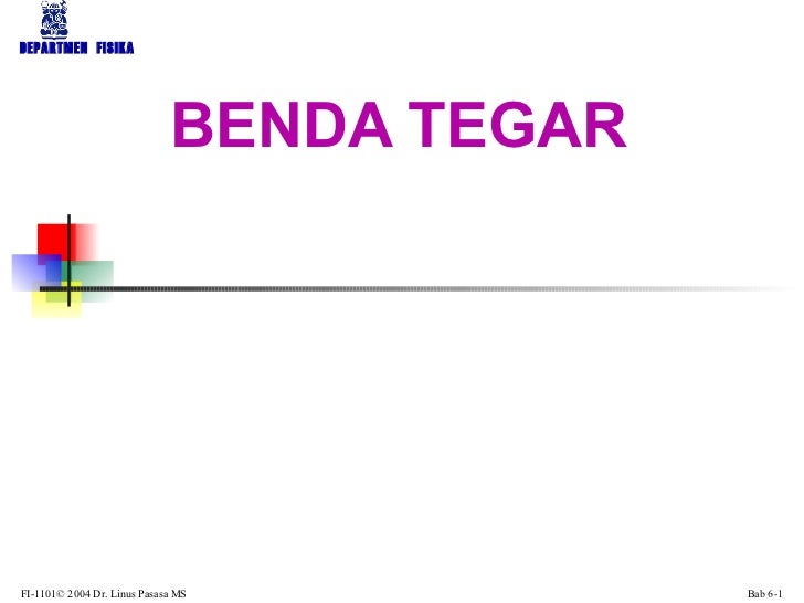 Benda tegar statika