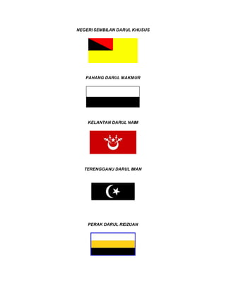 Bendera bendera di malaysia