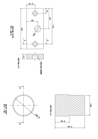 Bending machine base plate sheet 2 model (1)