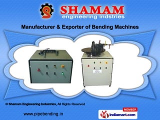 Manufacturer & Exporter of Bending Machines
 