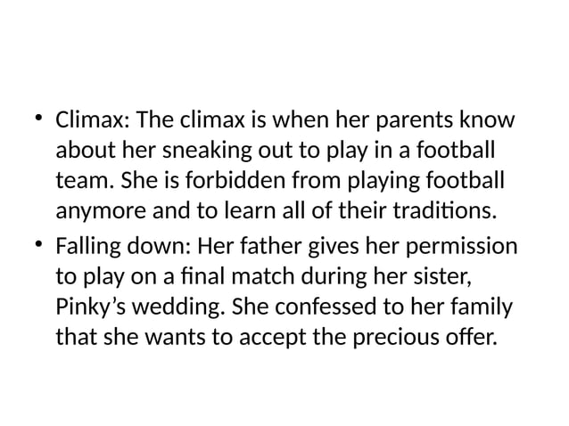 Bend It Like Beckham Zusammenfassung Kapitel 2 Bend It Like Beckham: A Short Analysis.pptx