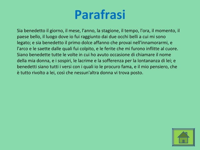 Benedetto Il Giorno Il Mese E L'anno Benedetto sia 'giorno, 'l mese e l'anno | PPT