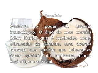 Benefícios do óleo de coco