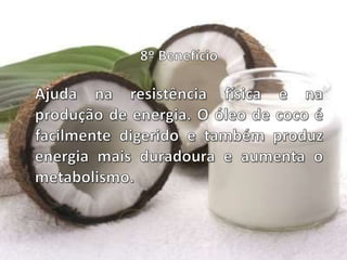 Benefícios do óleo de coco