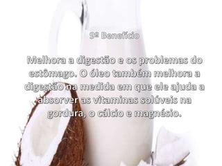 Benefícios do óleo de coco