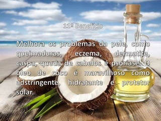 Benefícios do óleo de coco