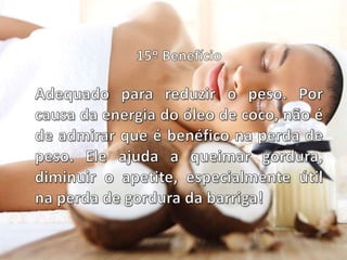 Benefícios do óleo de coco