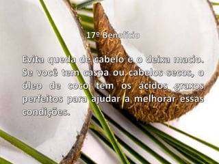 Benefícios do óleo de coco