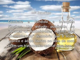 Benefícios do óleo de coco