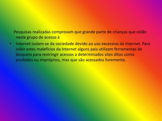 BenefíCios E MalefíCios Da  Internet