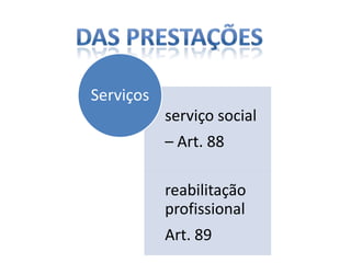 Das Prestações