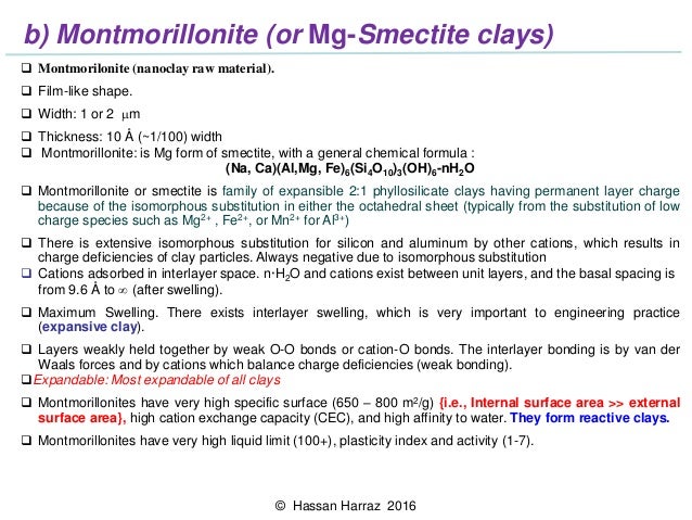 Montmorillonite Chemical Formula