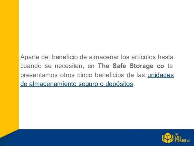 5 beneficios de guardar tus cosas en depósitos o unidades de almacena…