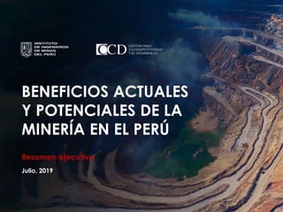 Beneficios y Potencial de la Minería en el Perú para el Desarrollo ...