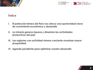 Beneficios y Potencial de la Minería en el Perú para el Desarrollo ...