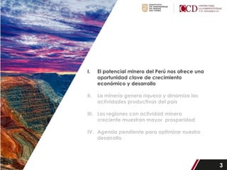 Beneficios y Potencial de la Minería en el Perú para el Desarrollo ...
