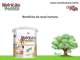 www.racaohumana.ind.br




Beneficios da racao humana
 