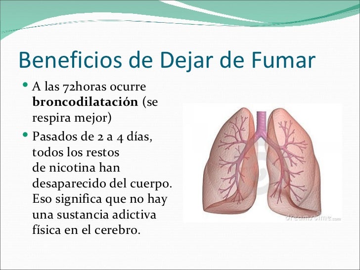 Ha dejado a fumar ha comenzado a fumar que hacer