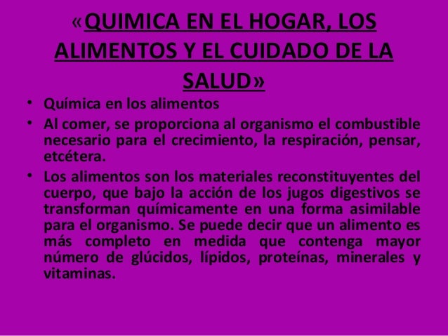 Beneficios de la quimica 3 f