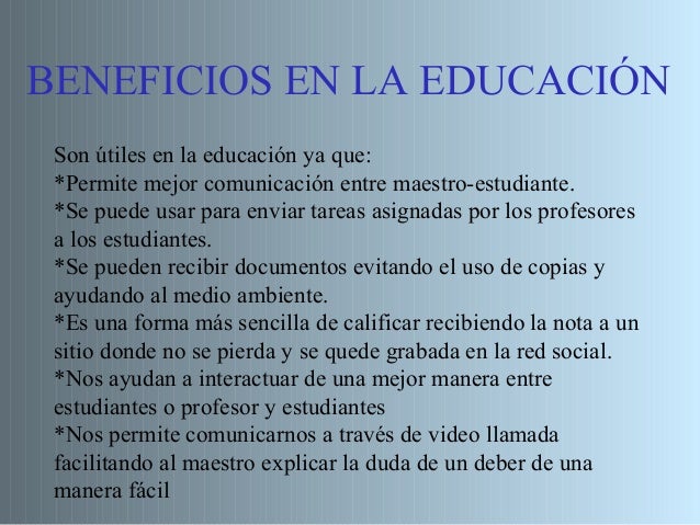 Beneficios de las redes sociales en la educación