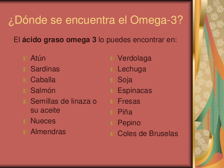 Beneficios del omega 3