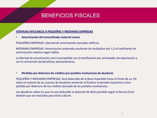 Beneficios fiscales para microempresas, pequeñas y medianas empresas ...