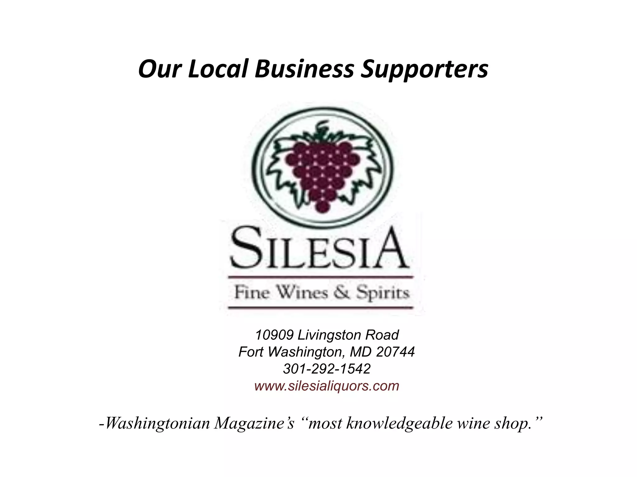 2014 benefit concert sponsor ppt