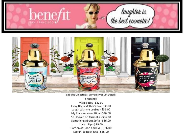 Benefit Cosmetics Sample Market Research Project