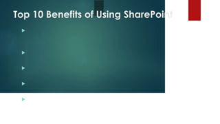 What is Microsoft SharePoint and How Can I Use It? | PPTX