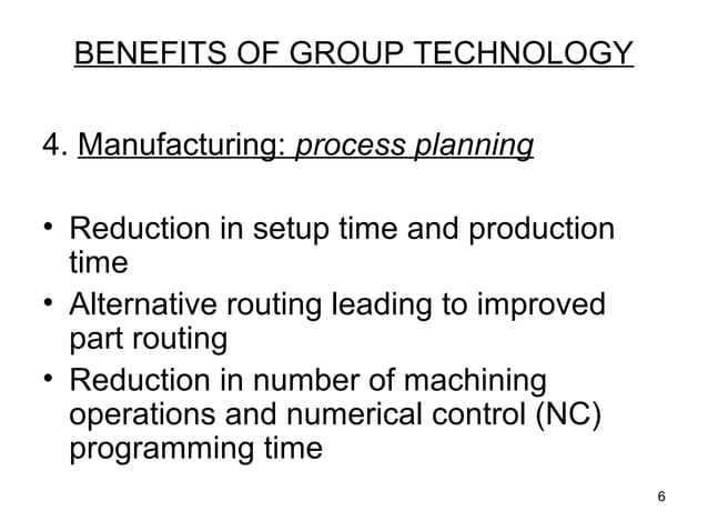 Benefits of GT | PPT