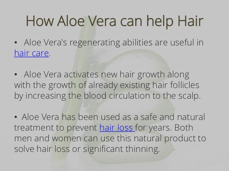Benefits Of Aloe Vera