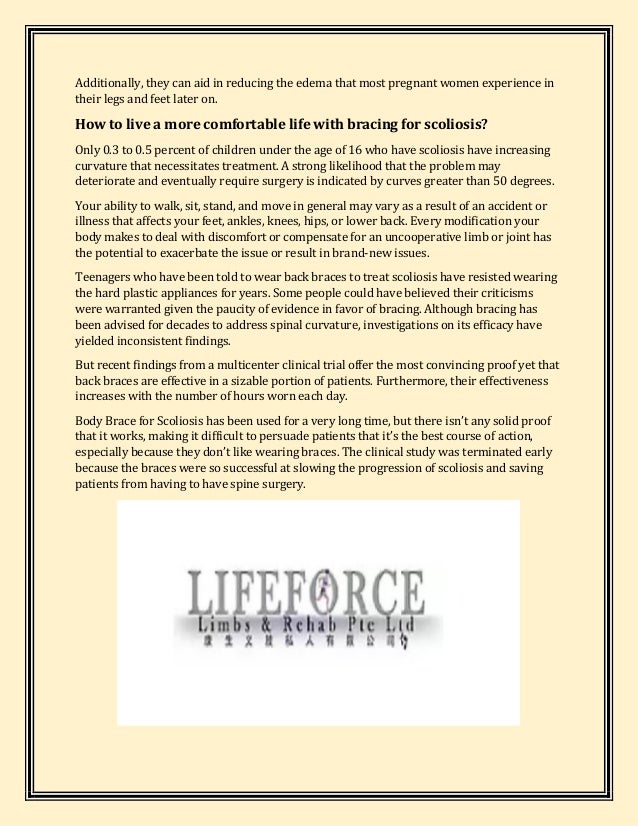 Benefits of Compression Garments and Bracing