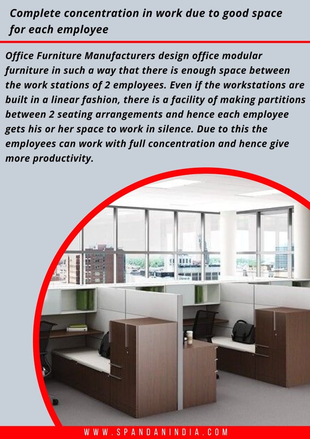 Benefits of Modular Office Furniture Spandan Enterprises Pvt. Ltd.