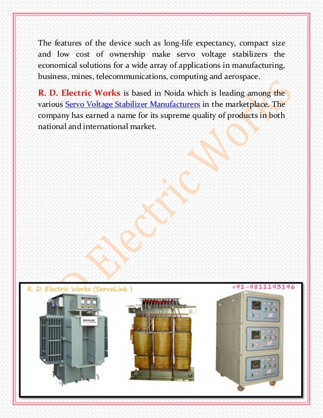 Benefits Of Using Servo Voltage Stabilizer For Home Applications