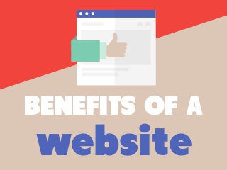 BENEFITS OF A 
website 
 