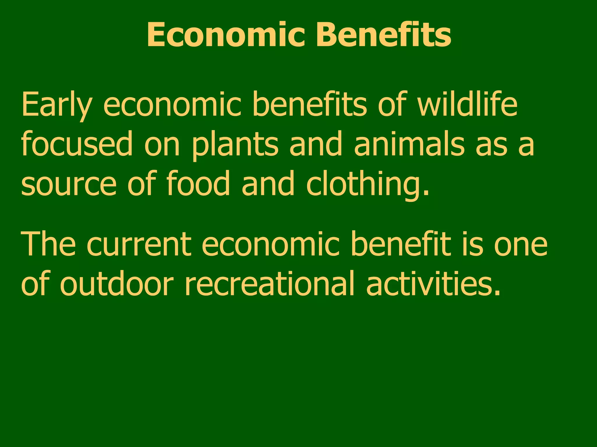 Wildlife intelligence overview