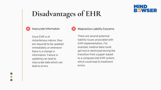 Benefits and challenges of ehr | PDF | Healthcare Industry | Industries