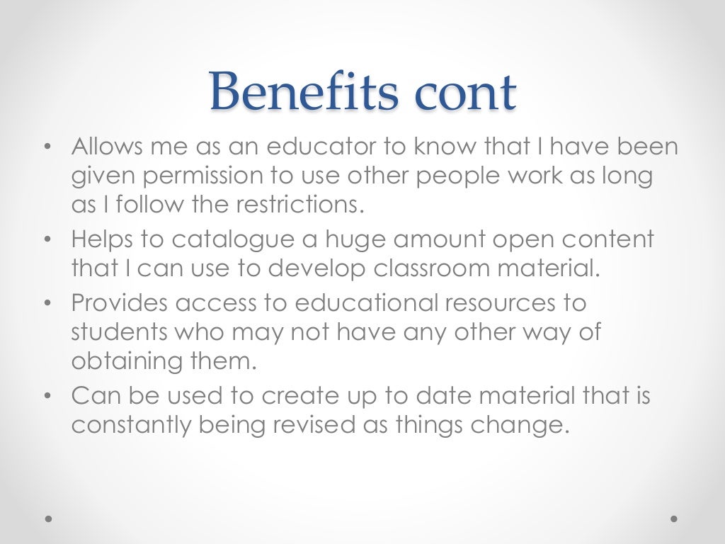 Benefits And Challenges Of Open Educational Resources
