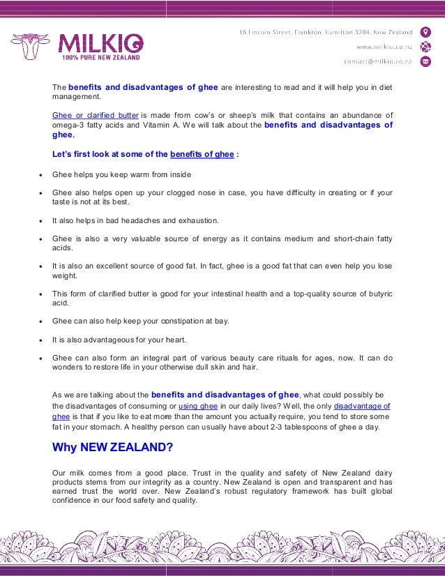 benefits and disadvantages of ghee.pdf
