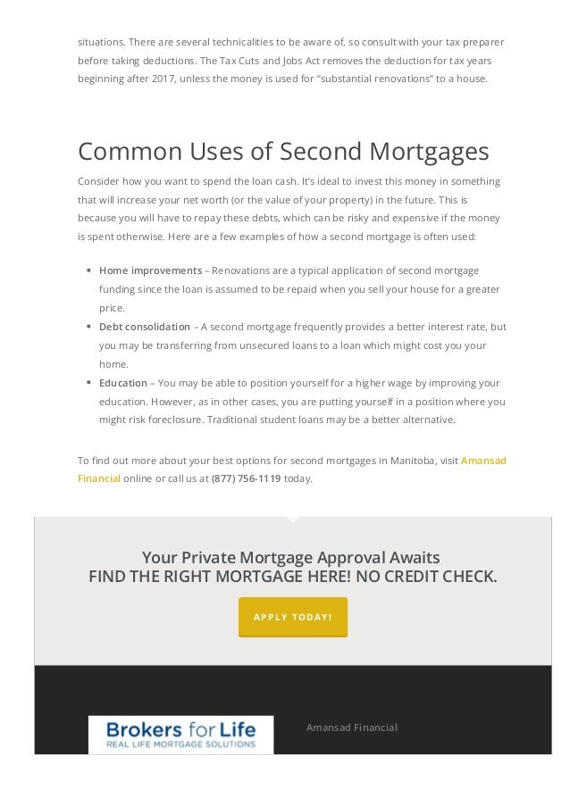 Benefits and How They Work 2nd Mortgages in Manitoba.pdf