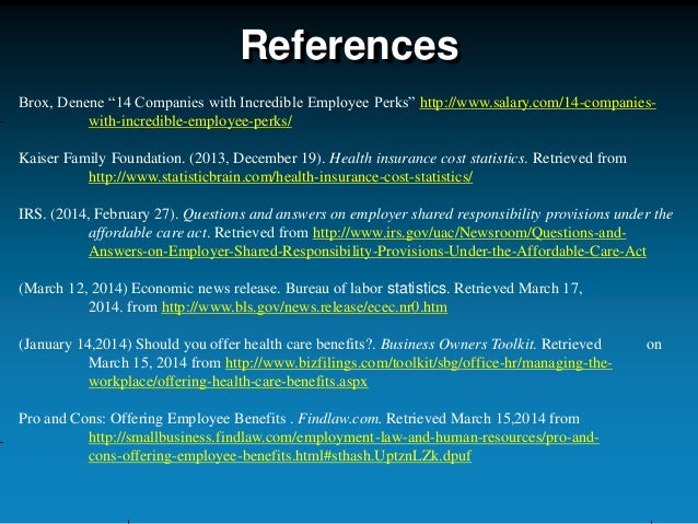 Employees benefits (Pros&amp;Cons)