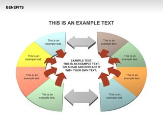 BENEFITS
EXAMPLE TEXT.
THIS IS AN EXAMPLE TEXT.
GO AHEAD AND REPLACE IT
WITH YOUR OWN TEXT.
This is an
example text.
This is an
example text.
This is an
example text.
This is an
example text.
This is an
example text.
This is an
example text.
This is an
example text.
This is an
example text.
THIS IS AN EXAMPLE TEXT
 