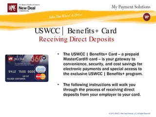 USWCC | Benefits+ Direct Deposits