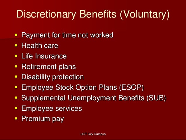 Employee stock options benefits