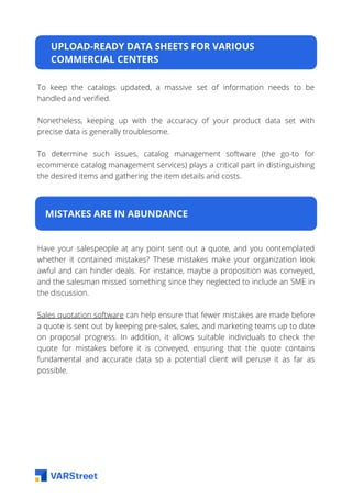 Benefits of a Catalog Management Software | PDF