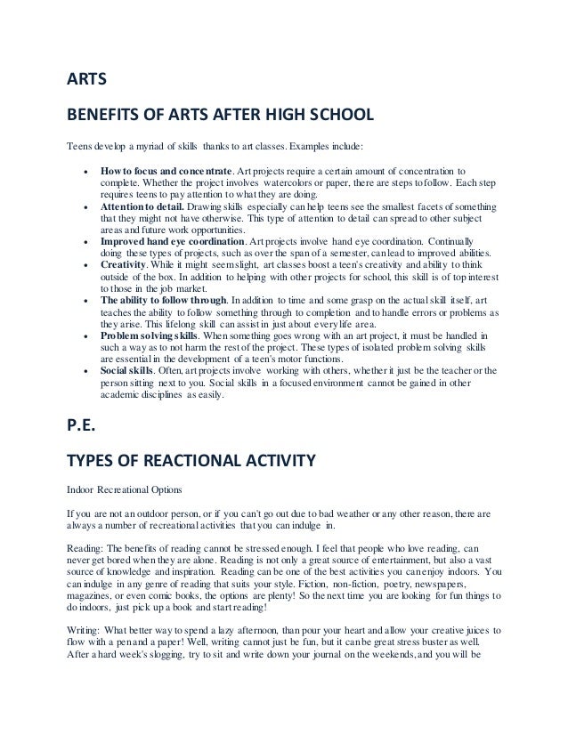 options for after high school