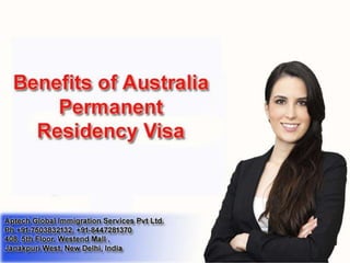 Benefits of australia permanent residency visa