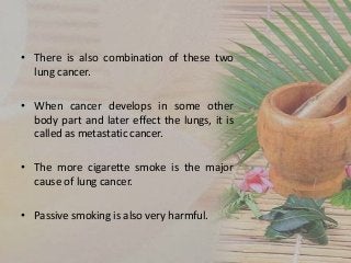 Benefits of ayurvedic medicines in treatment with lung