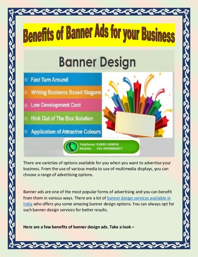 Benefits Of Banner Ads For Your Business